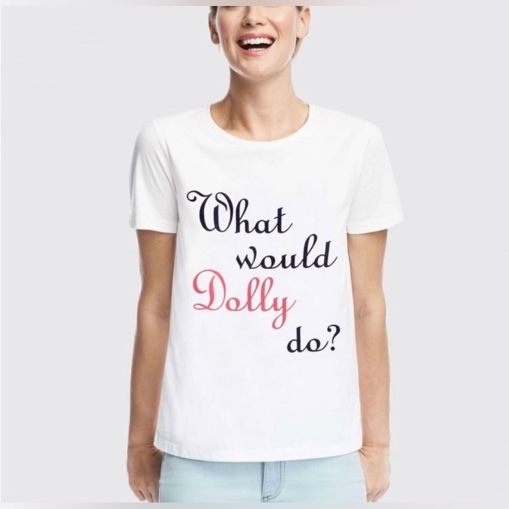 Draper James “What would Dolly do?” Short Sleeve Tee